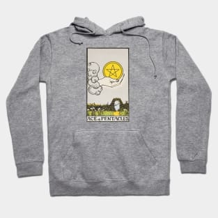 Ace of pentacles tarot card Hoodie